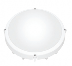Светильник светодиодный LED 8Вт круглый 4000K 560Лм IP65 металлический белый (94827 NBL-R1)