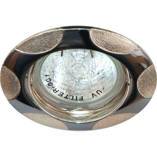 Светильник потолочный 50Вт MR16 12в GU5.3 серебро/серебро (8020-2 сереб/сереб.)