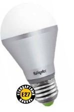 Лампа светодиодная LED 10вт 220в Е27 белый Navigator 94388 NLL-A60