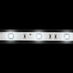 Лента LED светодиодная 7.2вт/м 30LED(5050)/м 5м/уп 12в IP20 тепло-белый/на белом осн. FERON LS606 теп-бел.