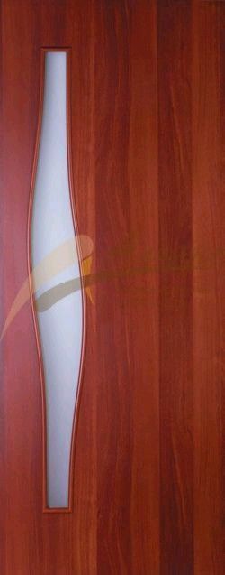 Дверь Ламинированная Бриз, цвет: миланский орех, итальянский орех