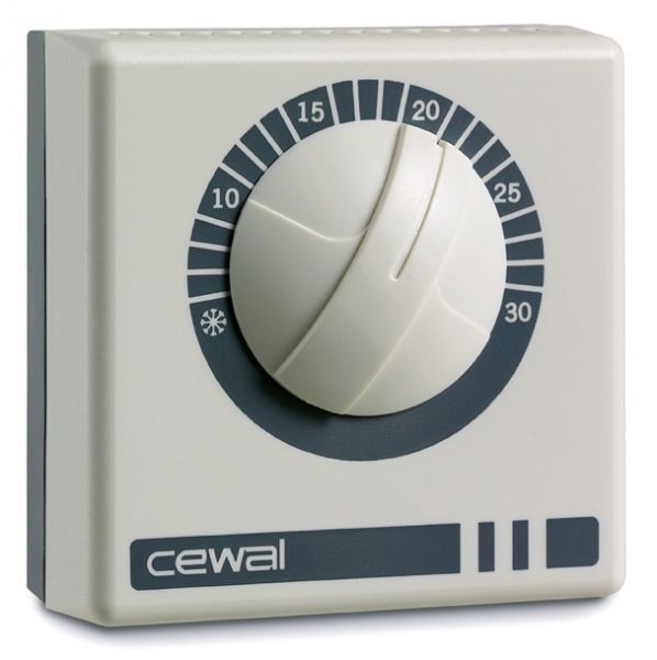 Терморегулятор комнатный накладной CEWAL RQ10 (16 А)