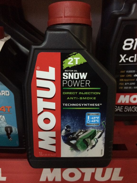 Масло для снегохода MOTUL Snowpower 2T Technosintese, канистра 1 л.