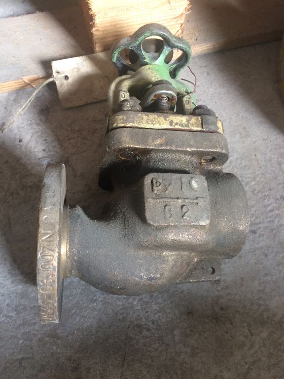 Клапан запорный концевой пожарный проходной сальниковый 595-03.007 2