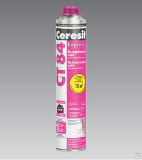 Клей для приклейки ППС Ceresit CT 84 Клей полиуретановый, 850 мл 