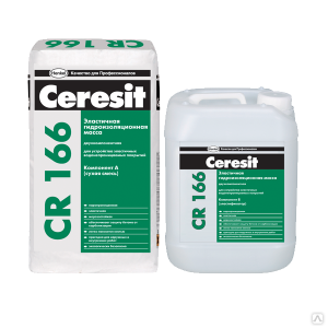 Эластичная гидроизоляция (Компонент А сухая смесь) Ceresit CR 166 24кг