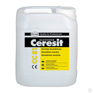 Адгезионная добавка для цементных растворов Ceresit CCeresit C 81 10л. 