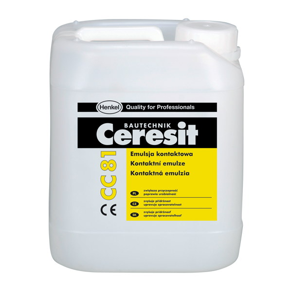 Добавка адгезионная для цементных растворов Ceresit CC 81 10 л