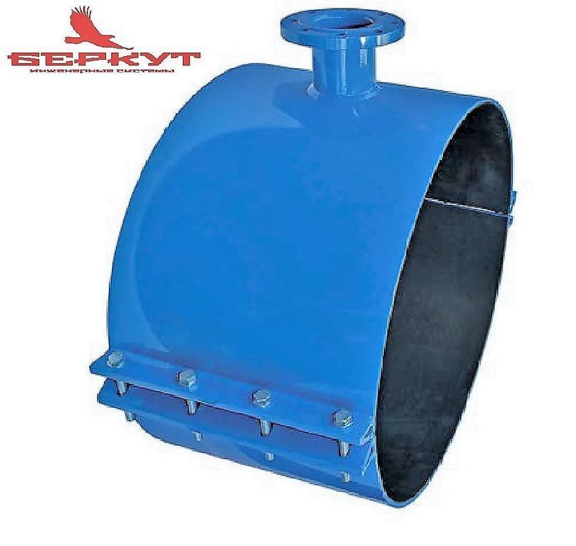 Седелка фланцевая для полиэтиленовых ПНД (ПЭ) труб Ду 125 х 100, цена в ...