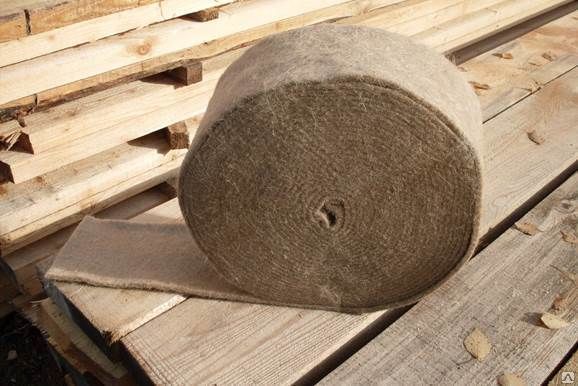 Межвенцовый утеплитель для деревянного дома ш.10 см