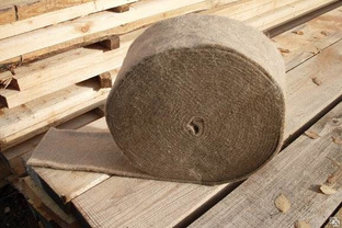 Джутовая лента для деревянного дома. шир. 0,25, т. 8-10 мм, дл. 20 м 