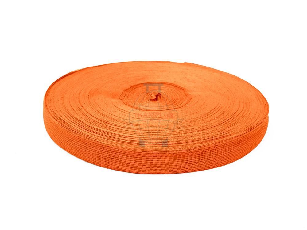 Лента окантовочная (тесьма) 22 мм оранжевая 2,4 гр/м