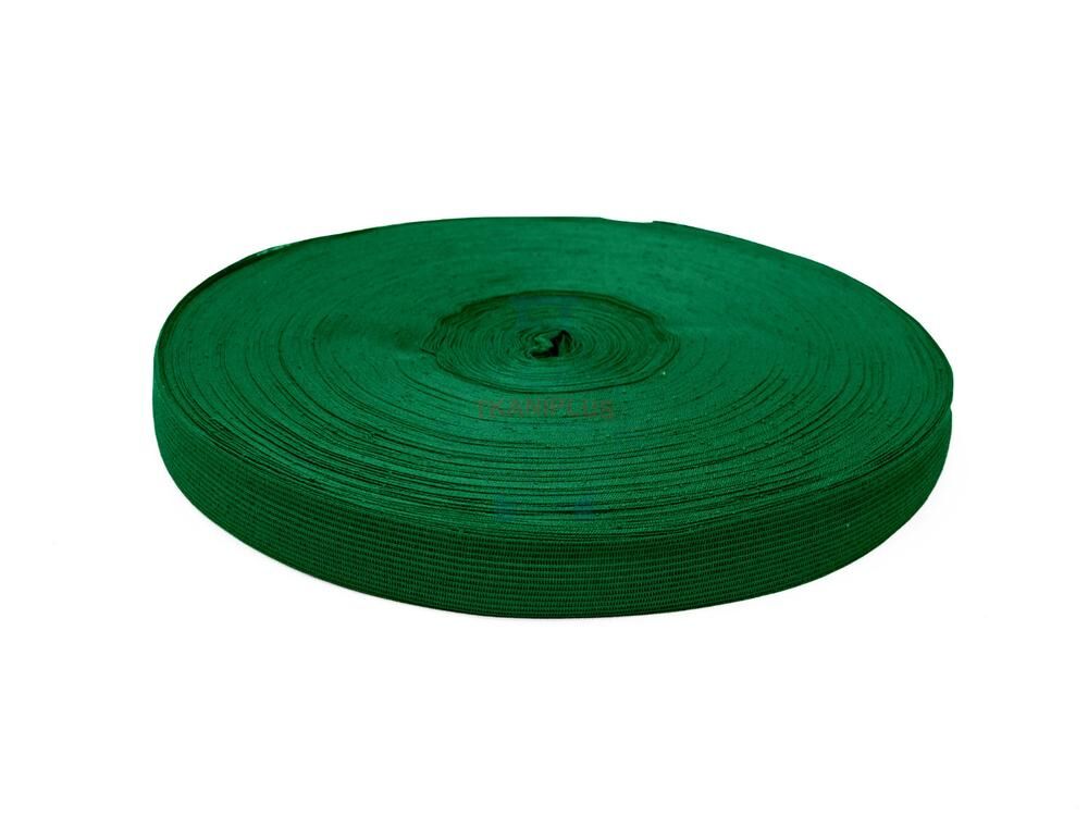 Лента окантовочная (тесьма) 22 мм темно-зеленая 2,4 гр/м