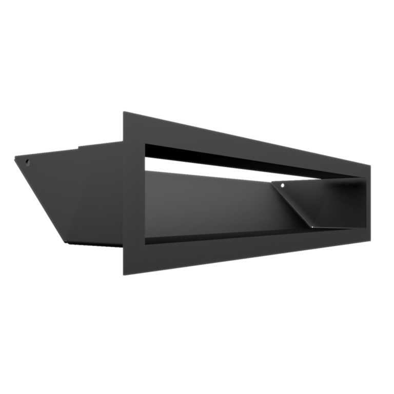 Решетка вентиляционная Люфт черная 9x40 (LUFT/9/40/45S/C) Kratki (Польша)