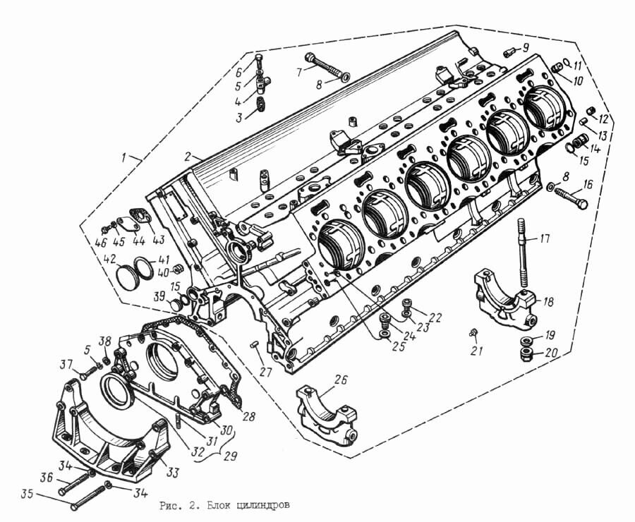 Кронштейн для двигателей ЯМЗ 840-1001017