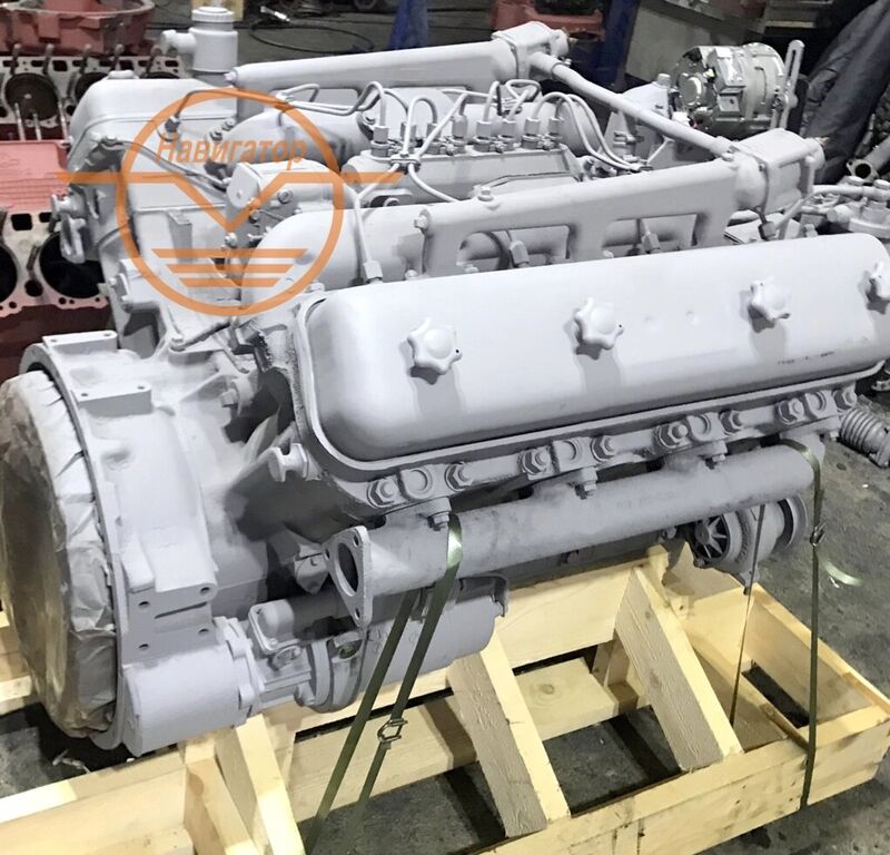 Мотор 238М2-1000187 ЯМЗ проектной сборки без КПП и сцепления на блоке нового образца