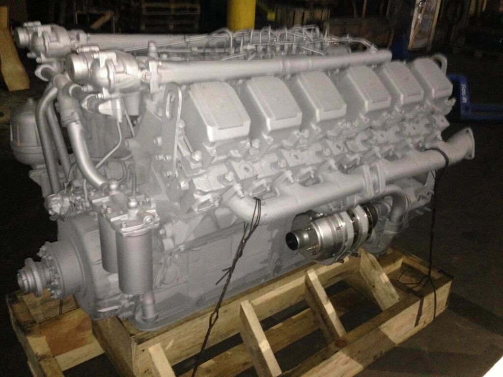 Двигатель без КПП и сцепления БЕЛАЗ 360 л.с., блок нового образца, раздельные ГБЦ ЯМЗ 240М2-1000186 Автодизель