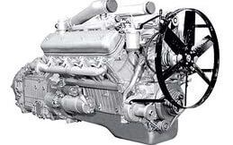 Двигатель ЯМЗ-238БН КрАЗ 260, без КПП и сц. осн. комплектации проектной сборки на блоке нового обр238БН-1000186