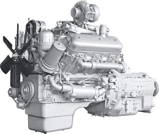 Двигатель с КПП и Сцеплением 1 комплектации для ЯМЗ Автодизель 236НЕ2-1000017