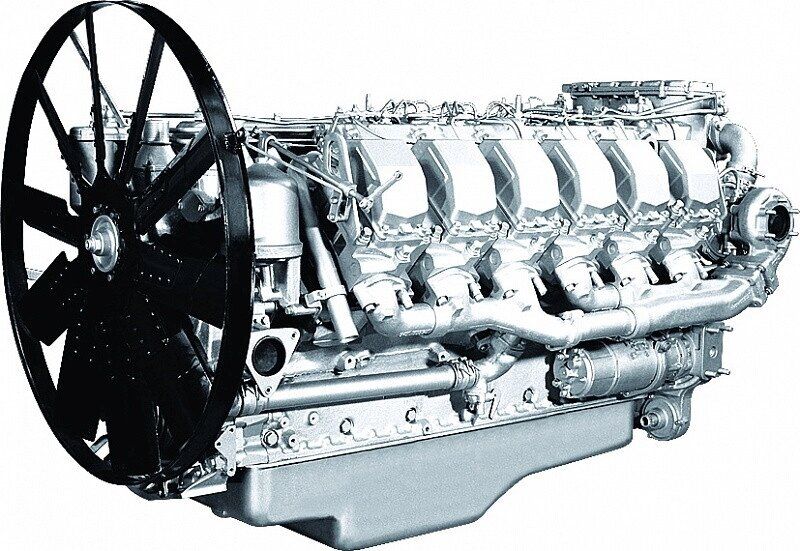Двигатель без КПП и сцепления основной компл 845-1000186 ЯМЗ-845 Автодизель