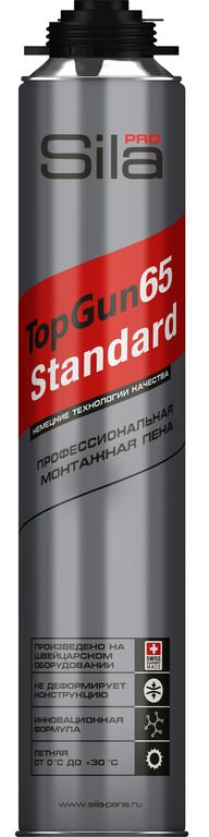 Sila Pro TopGun 65 STANDARD, профессиональная монтажная пена, 850 мл