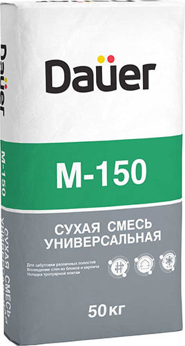 Dauer Сухая смесь М-150 Универсальная М-150, 25 кг, ПМД-10