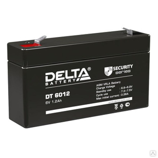 Аккумулятор ОПС 6 В 1.2А.ч Delta DT 6012 
