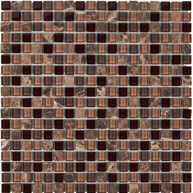 Мозаика PIX738 Pixmosaic PIX 738 глянцевая коричневая