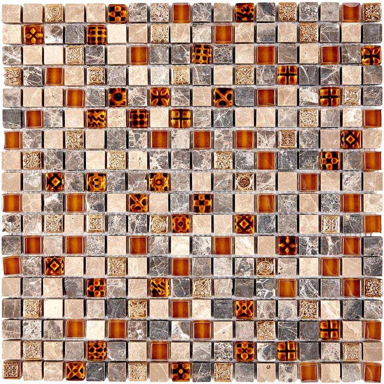 Мозаика PIX720 Pixmosaic PIX 720 из мрамора и стекла