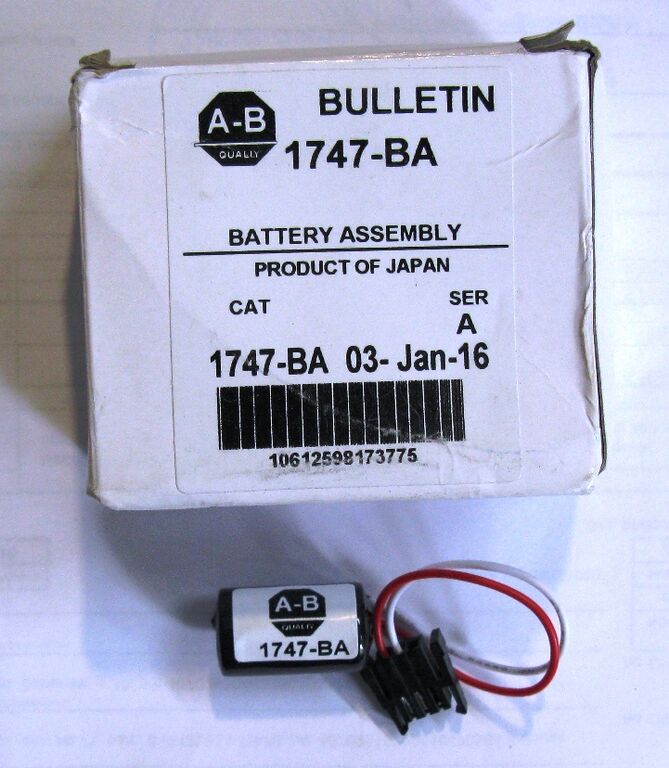 Литиевая батарея Allen Bradley 1747-BA 1769-BA 3V