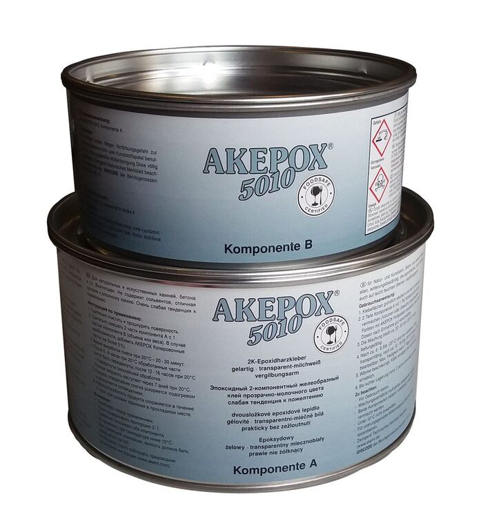 Клей эпоксидный Аkemi Akepox 5010 (Акепокс 5010) цвет молочно-прозрачный, желеобразный, 2,25 кг