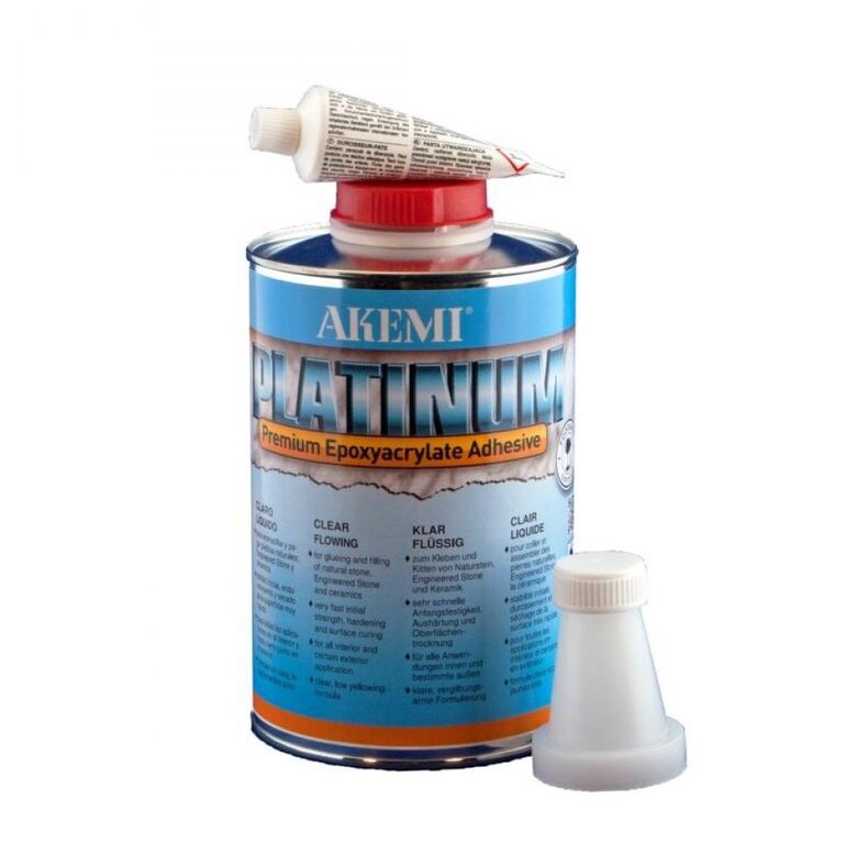 Эпоксидный клей Akemi Platinum Premium (Акеми Платинум), жидкий,1 л, прозрачный