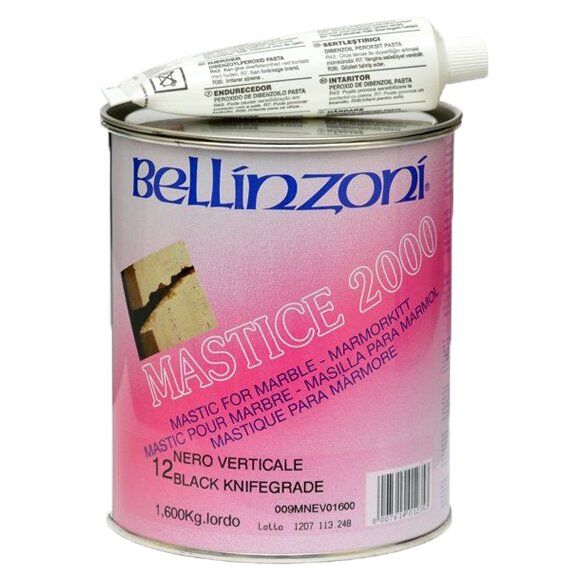Полиэфирный клей мастика цвет черный , №12 для камня Bellinzoni 2000 (Беллинзони), 1,3 кг
