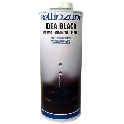 Защита и прокрашивание черного камня IDEA BLACK (Идея Блэк) BELLINZONI (Беллинзони)