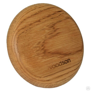 Вентиляционная заглушка Woodson (D100 мм, дуб) #1