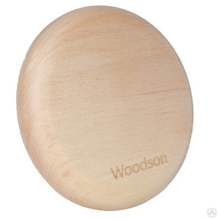Вентиляционная заглушка Woodson (D100 мм, ольха) #1