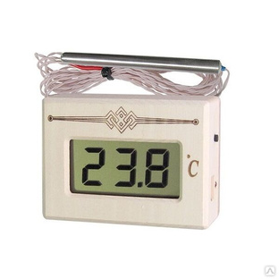 Выносной электронный термометр для сауны ТЭС (датчик в парной, табло снаруж #1