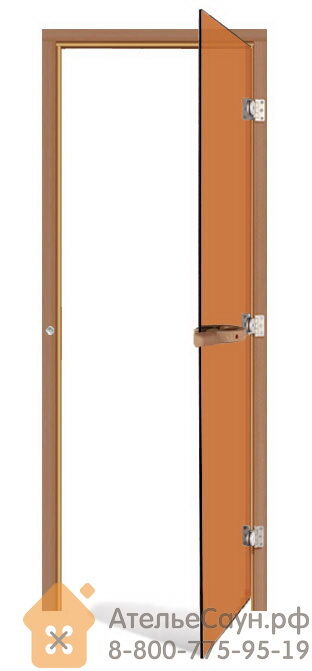 Дверь для бани Sawo 730-3SGDR (7х19, бронза, правая, без порога, кедр) Sawo 2