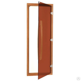 Дверь для бани Sawo 742-4SGD (8х19, бронза, с порогом, кедр) Sawo #1