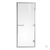 Дверь для сауны Tylo ALU LINE 1870x778 (прозрачное стекло, арт. 91032060) T #1