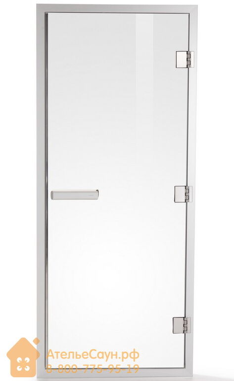 Дверь для турецкой парной Tylo 60 G (780х2020 мм, бронза, белый профиль, ар