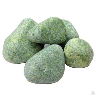 Жадеит обвалованный МЕЛКИЙ (камни для бани, 5-7 см), 1 кг #1