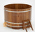 Купель для бани из лиственницы круглая D = 1,8 м (мореная, полимерное покры #2