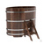 Купель для бани из лиственницы овальная 1,08х1,75 м (мореная, полимерное по #1