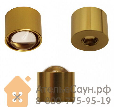 Линза Cariitti CR-18 (1538006, золото, D монтаж. отв. = 8.5 мм, D внешний =