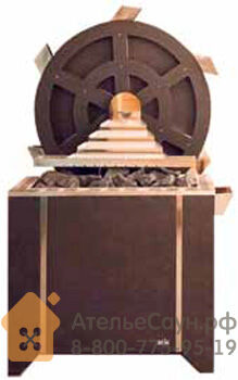 Печь EOS Goliath 24,0 кВт (антрацит, колесо для мельницы)