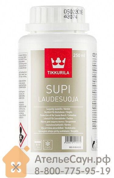 Пропитка Supi Laudesuoja (для полка, 0.25 л) Tikkurila 3