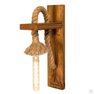 Светильник WoodSon Лофт из дуба (для предбанника и других помещений) #1