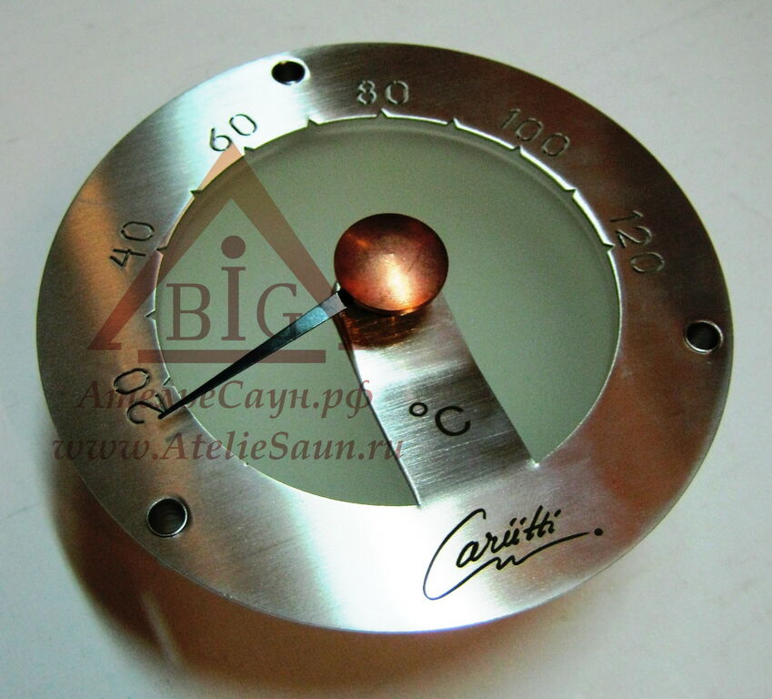 Термометр для сауны Cariitti (1545812, нерж. сталь, требуется 1 оптоволокно 3