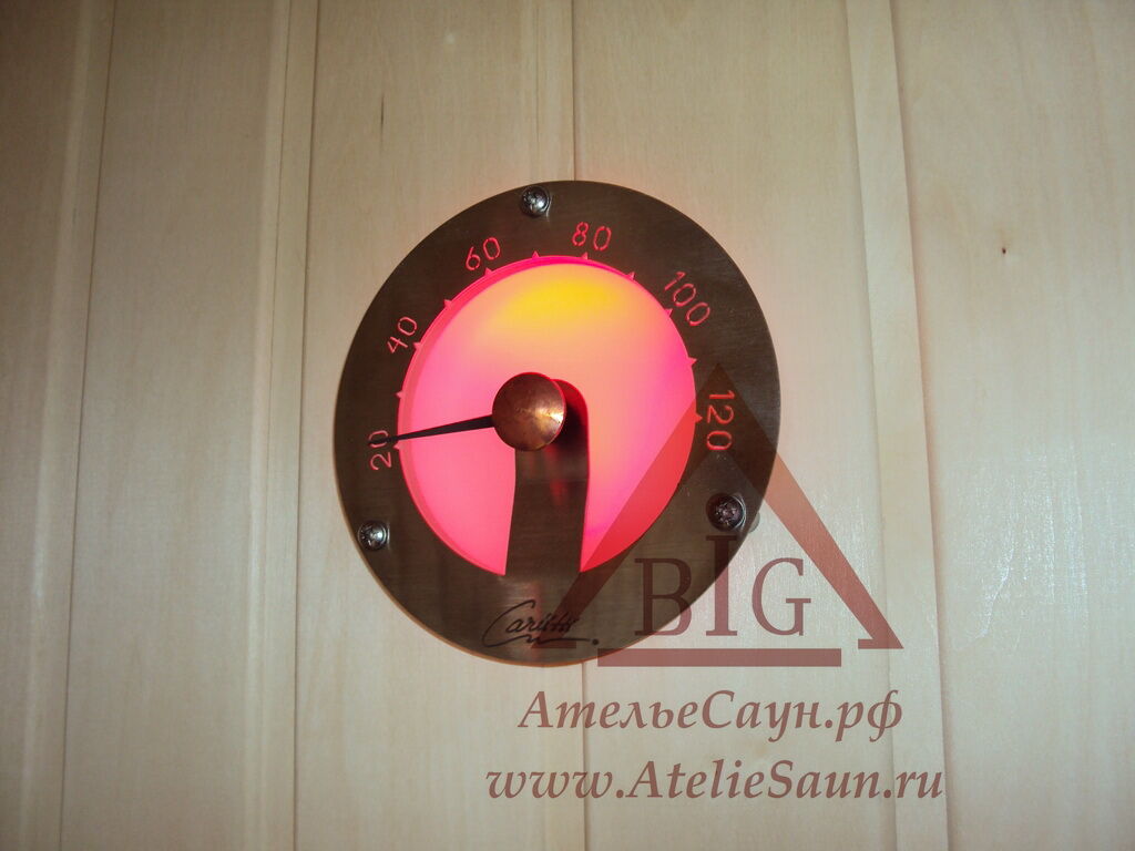 Термометр для сауны Cariitti (1545812, нерж. сталь, требуется 1 оптоволокно 4